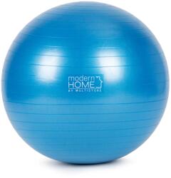 ModernHome Nagyméretű felfújható fitnesz- torna labda pumpával, 65 cm, kék
