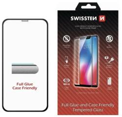 SWISSTEN - tokbarát full 3D fólia iPhone 12/12 Pro fekete