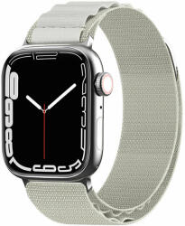 Curea textila Alpine Steel compatibila cu Apple Watch 4/5/6/7/8/SE 38/40/41mm Argintiu (9145576283172)