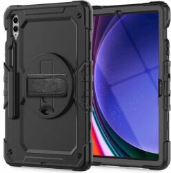 Tech-Protect Carcasa 360 grade TECH-PROTECT Solid compatibila cu Samsung Galaxy Tab S9 FE Plus 12.4 inch Black (9319456606317)