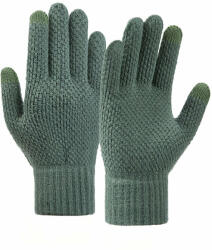  Manusi sport de iarna Braided Gloves, Compatibile Touchscreen, Marime universala, Verde (5907769307843) Minge fitness