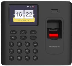 Hikvision Terminal standalone IP de control acces si pontaj cu cititor amprenta, card Mifare, Wi-Fi, Hikvision DS-K1A802AMF-B (DS-K1A802AMF-B)