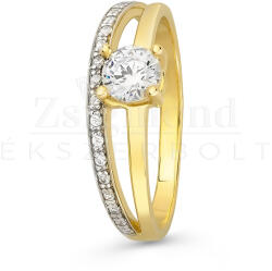  14 karátos arany eljegyzési gyűrű - PP44s (AU11846) AU11846