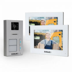 EVOLVEO DoorPhone AP2-2 vezetékes videotelefon két lakáshoz alkalmazással (DPAP2-W) - dstore