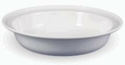  Mély tányér műanyag peremes fehér E53 (E53)