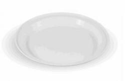  Süteményes tányér műanyag fehér E56 (E56)