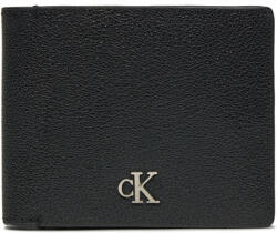 Calvin Klein Portofel Mare pentru Bărbați Calvin Klein Mono Hrdw Rfid Bifold W/Coin K50K511444 Negru