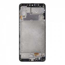Samsung M225, E225 Galaxy M22, F22 előlap keret, lcd kijelző és érintőpanel, fekete (Small Size OLED)
