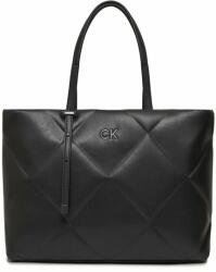 Calvin Klein Дамска чанта Calvin Klein Re-Lock Quilt Tote Lg K60K611339 Ck Black BEH (Re-Lock Quilt Tote Lg K60K611339)