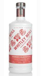 Whitley Neill Strawberry-Black Pepper (Eper-Bors) Gin 43% 0, 7l - italmindenkinek