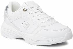 Tommy Hilfiger Sneakers Tommy Hilfiger Tech Heel Runner FW0FW07701 White YBS
