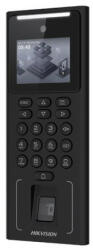 Hikvision DS-K1T321MFWX 2, 4" arcfelismerő beléptető vezérlő terminál; Mifare kártyaolvasó; ujjlenyomat olvasó
