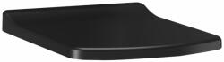 SAPHO LARA SLIM WC ülőke, Soft Close, matt fekete (KC1603.01) (KC1603.01) - furdoszoba-ujhaz