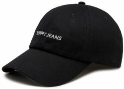 Tommy Jeans Baseball sapka Tommy Jeans Linear Logo AW0AW15845 Black BDS 00 Női