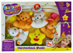 Baby Bruin Zenélő forgó Plüss macik nyuszival - diaper