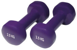 Yate Ganteră neopren 2, 5 kg / pereche Culoarea: violet