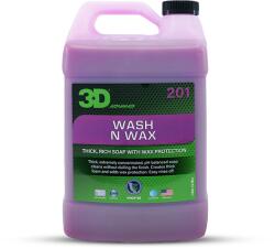 3D Car Care 201G01 Wash N Wax - Viaszos autósampon 3, 78 L