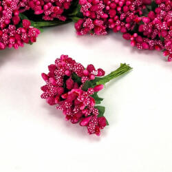  Bogyós mini csokor magenta - kosarbolt