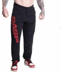 GASP INC - Vintage Sweatpants - Férfi Melegítőnadrág - Fekete/piros