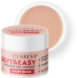 Claresa Soft&Easy Builder zselé, Light Beige 12g