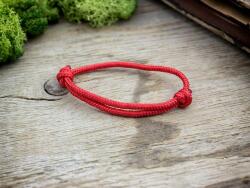 R. M. ékszer Kabbala védelmező vörös paracord bébi karkötő (12444RMB)