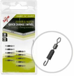Carp Zoom CZ Feeder és match gyorskapocs, #12, 10 db (CZ6491) - fisch
