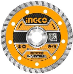 INGCO Disc diamantat continuu, TURBO, pentru taiere caramida, piatra, beton, 180mm (DMD031802) - ingcomag Disc de taiere
