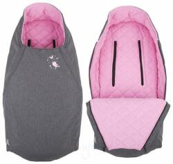 CuddleCo impermeabil Stroller Sleeping Bag Grey Pink