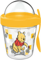 Disney Micimackó pohár snack tartó fedéllel és kanállal 350 ml (NVT831157) - mesesajandek