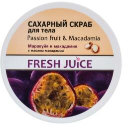 Fresh Juice Scrub pentru corp Fructele pasiunii și Macadamia - Fresh Juice Passion Fruit & Macadamia 225 ml