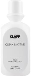Klapp Tonic fără alcool pentru față - Klapp Clean & Active Tonic without Alcohol 1000 ml