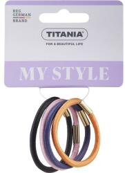 Titania Elastice de păr, 4 cm, 4 buc, multicolore - Titania 4 buc
