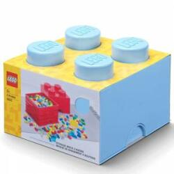 LEGO® Cutie de depozitare LEGO, cărămidă 4, albastru pal, 024126