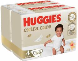 Huggies Extra Care 4 8-16 kg 120 buc