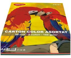 Daco Carton color A4 160g 30 coli 5 culori Daco (CN161)
