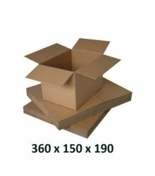 Cutie carton 360x150x190, natur, 5 straturi CO5, 690 g/mp (CUTBC360X150X190)