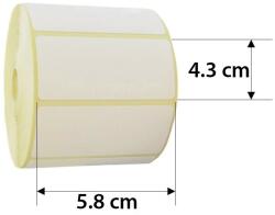 Rola etichete direct termice 58x43 mm, 1200 et. /rola (58X43TERM)