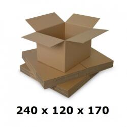 Cutie carton 240x120x170, natur, 3 starturi CO3, 420 g/mp (CUT240x120x170)