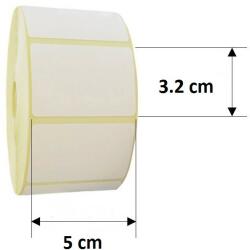 Rola etichete autoadezive termice, 50x32 mm, 1170 etichete/rola (50X32THERM)