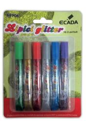 ECADA Lipici cu sclipici Glitter Ecada - set 6 bucati (68906)