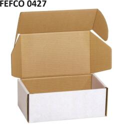 Cutii carton personalizate cu autoformare, alb microondula E 360 g, tip FEFCO 0427 (CUTPERSONALIZATA-EaFT360mat)