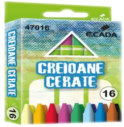 ECADA Creioane colorate cerate 90mm 16 bucati/set (47016)