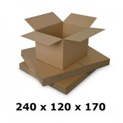  Cutie carton 240x120x170, natur, 5 straturi CO5, 690 g/mp (CUTBC240x120x170)