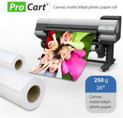 Procart Rola foto textura canvas 250g, latime 24 inch, lungime 18 metri (CB2418)