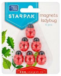 Starpak Magneti Ladybug 25 mm, pentru tabla magnetica, set 6 bucati, Starpak (JOC27620)