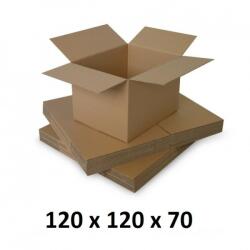  Cutie carton 120x120x70, natur, 3 straturi CO3, 420 g/mp (CUT120X120X70)