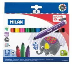 MILAN Carioci 12 culori Maxi Milan la set (80020)