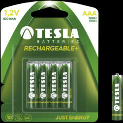 TESLA Tesla AAA RECHARGEABLE reîncărcabilă Ni-MH 800mAh, 4 buc (1099137119)