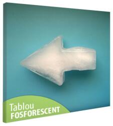Tablou fosforescent Sageata de gheata 80 cm x 80 cm