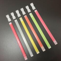 Bratara luminoasa tripla, glow sticks, 1.5 cm, diverse culori Portocaliu